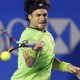 El español David Ferrer devuelve una bola a su compatriota Feliciano López El español David Ferrer devuelve una bola a su compatriota Feliciano López